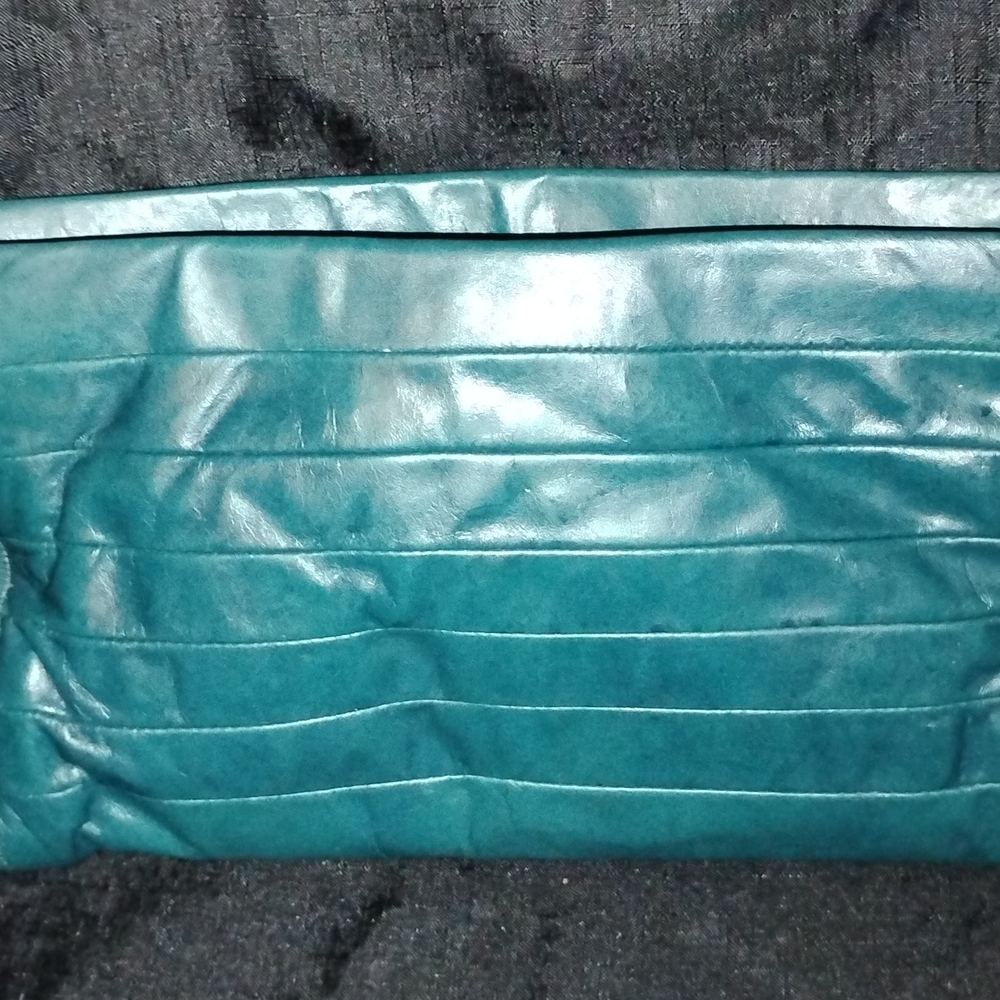 Source Unknown Teal Clutch